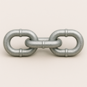 Цепь круглозвенная с буртиком Б2-9х45 в наличии в Московской области