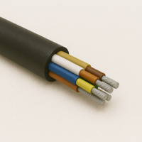 Провод контрольный ПВС 2х0,75 черный