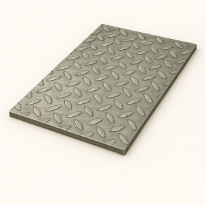 Лист стальной рифленый 2,5х1250х2500 мм ромб Ст3пс в наличии в Московской области