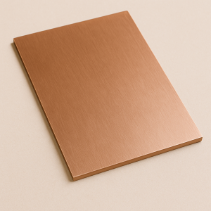 Бронзовый лист 0,45 мм БрБ2 в наличии в Московской области