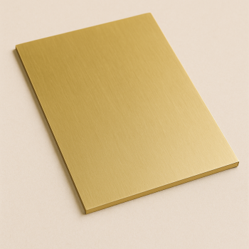 Латунный лист мягкий 1,2х600х1500 мм Л63 ГОСТ 2208-2007 в наличии в Московской области