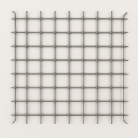 Защитная сетка от БПЛА и дронов кевларовая (арамидная) 100х100х4 мм