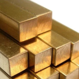 Латунный квадрат прессованный 110х110 мм ЛС59-1В ГОСТ 2060-2006 в наличии в Московской области