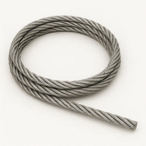 Трос нержавеющий авиационный 4,9 мм ЛК-О 6х19(1+6+12)+1х19(1+6+12) ГОСТ 2172-80 в наличии в Московской области