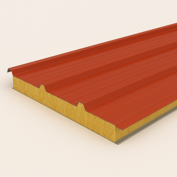 Кровельная сэндвич-панель МВ 120 мм RAL 5005 в наличии в Московской области