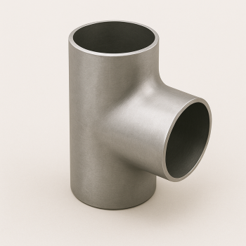 Тройник нержавеющий переходной 108х4-76х3,5 мм 12Х18Н10Т в наличии в Московской области