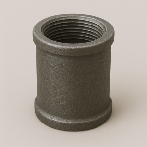 Чугунная муфта прямая длинная ДУ 50 (2 дюйма) ГОСТ 8955-75 в наличии в Московской области