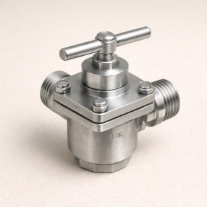 Кран пробковый 3-х ходовой ВР/ВР/ВР AISI 316L DN 25 в наличии в Московской области